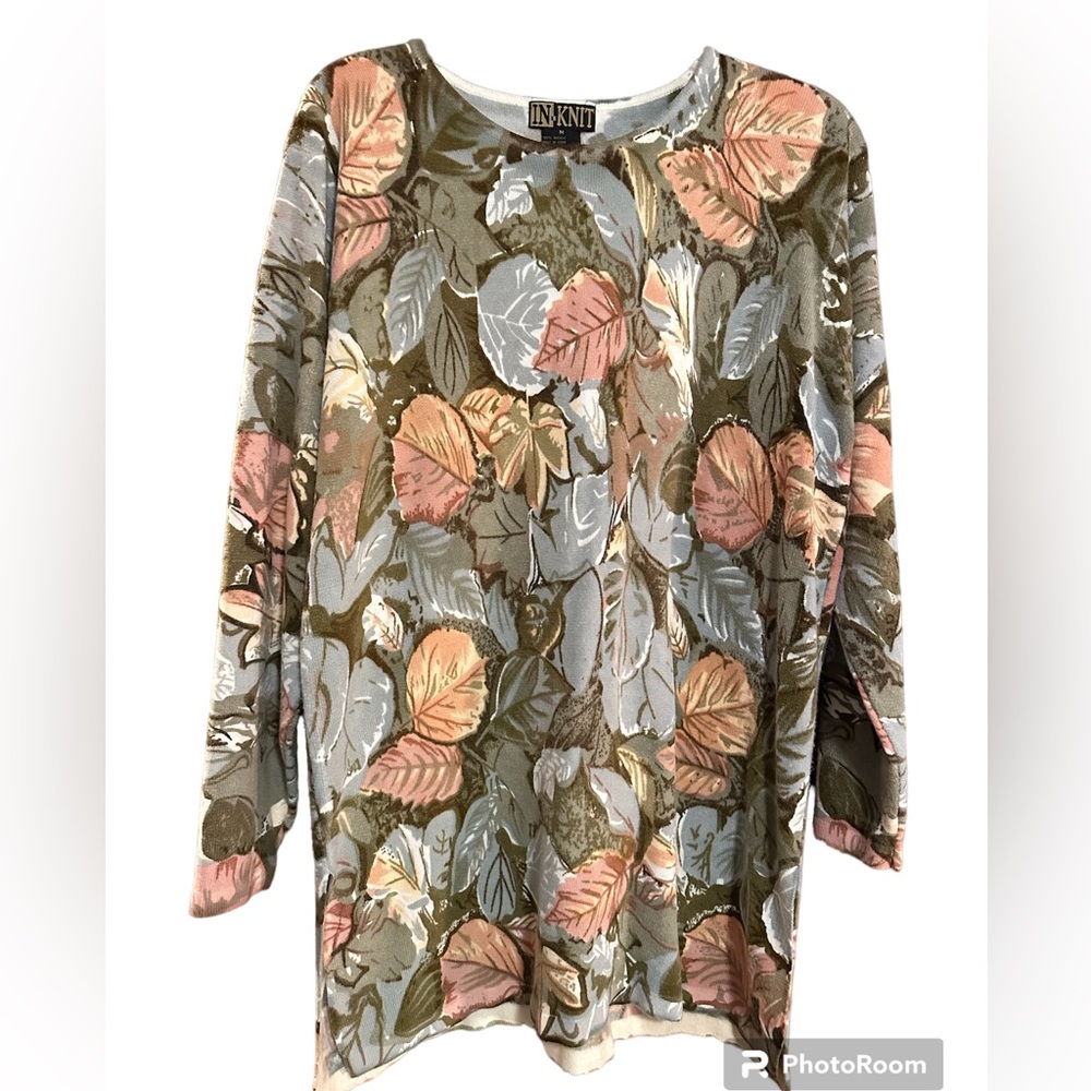 In Knit Floral Sweater
